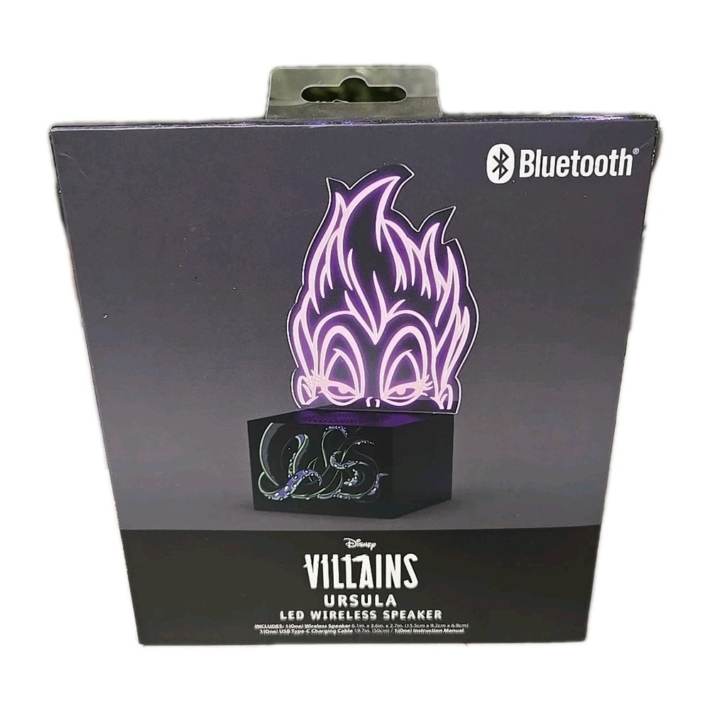 Disney Villains Ursula LED Wireless Speaker--Brand New Sealed